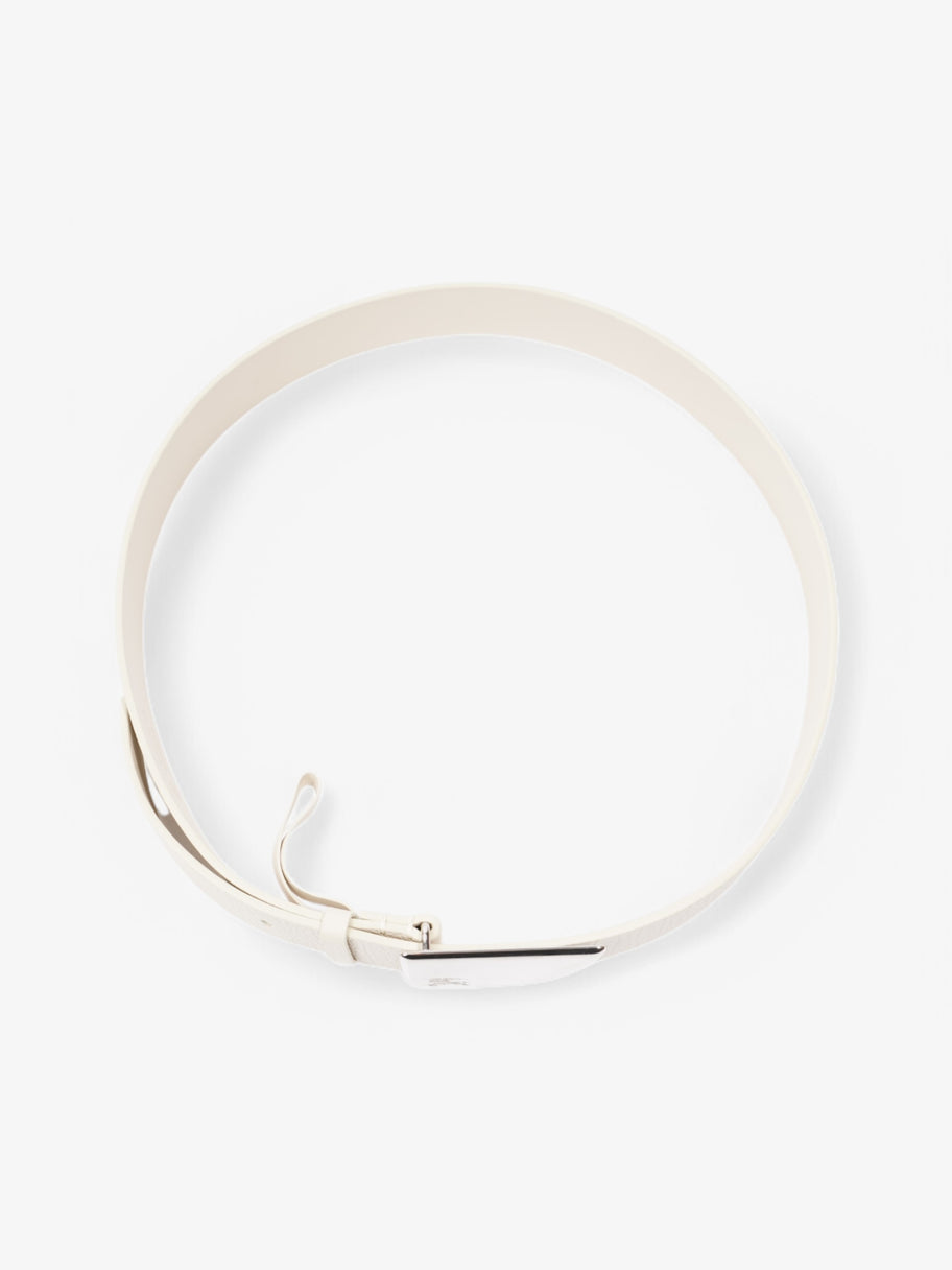Burberry Shield Belt Cream Leather Image 3