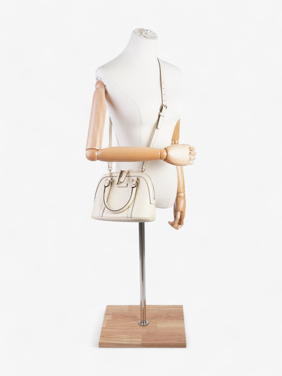 Gucci GG Dome White Guccissima Leather Image 2