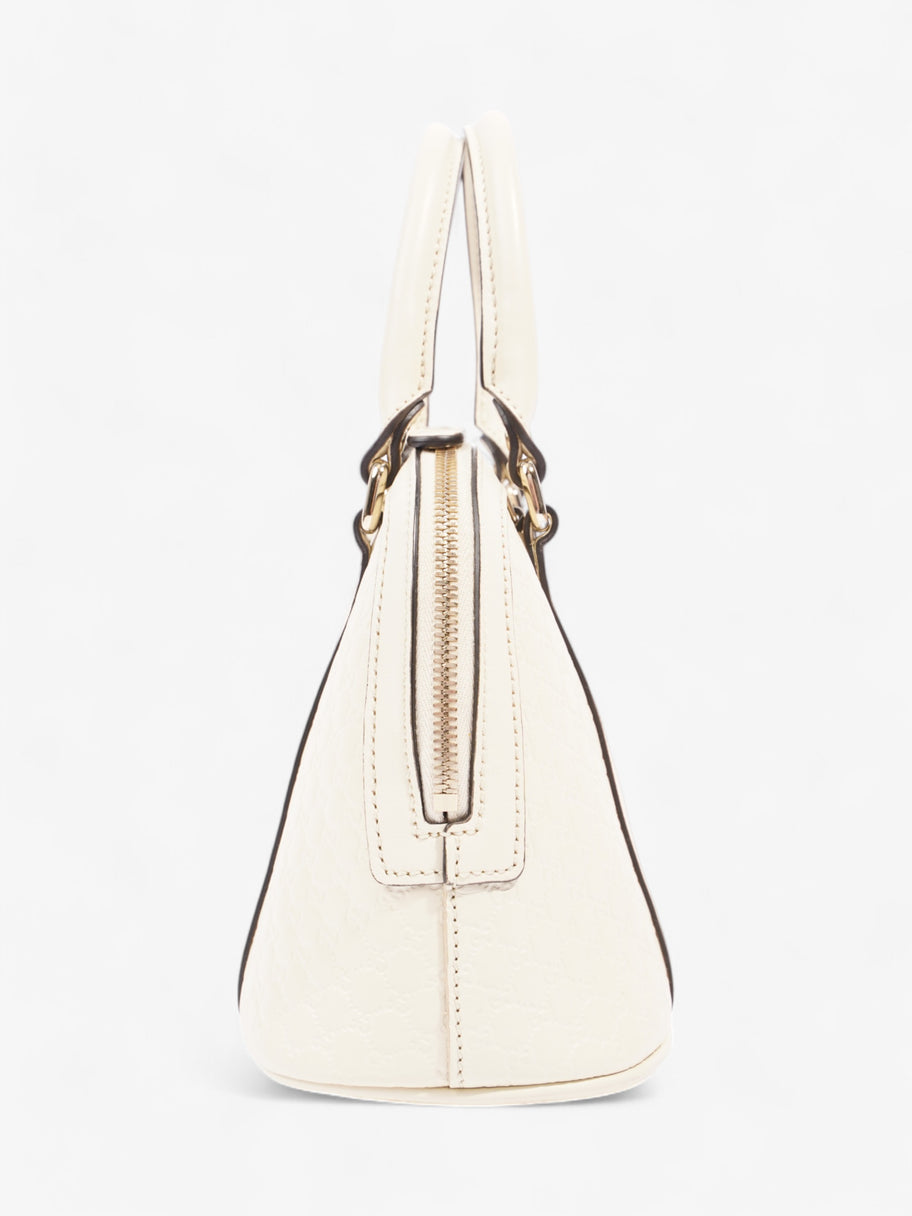Gucci GG Dome White Guccissima Leather Image 5