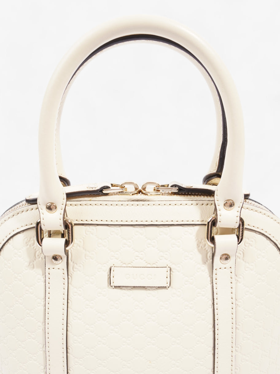 Gucci GG Dome White Guccissima Leather Image 7