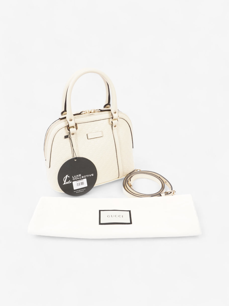 Gucci GG Dome White Guccissima Leather Image 9