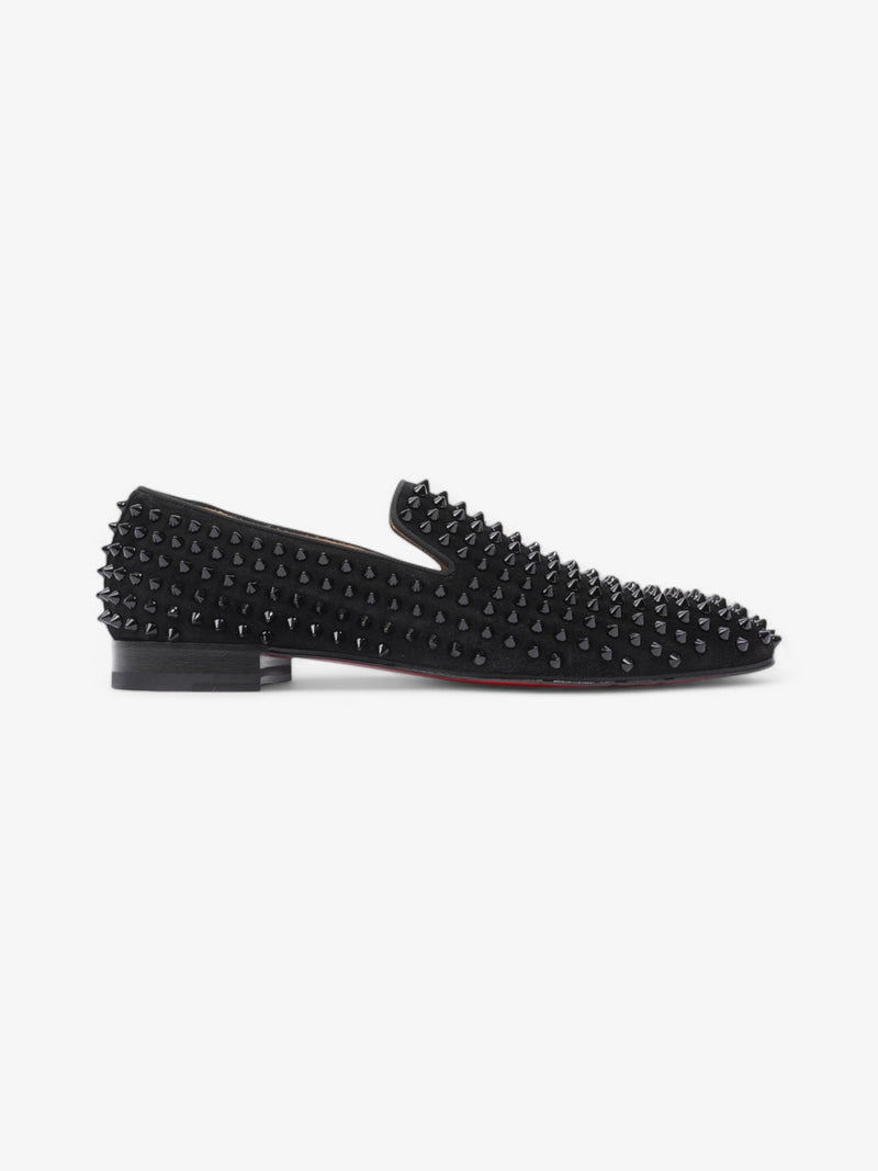  Christian Louboutin Dandelion Spikes Black Suede EU 42 UK 8