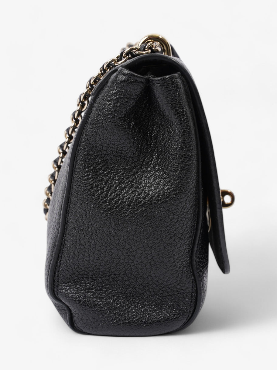 Mulberry Lily Black Goatskin Leather Image 5