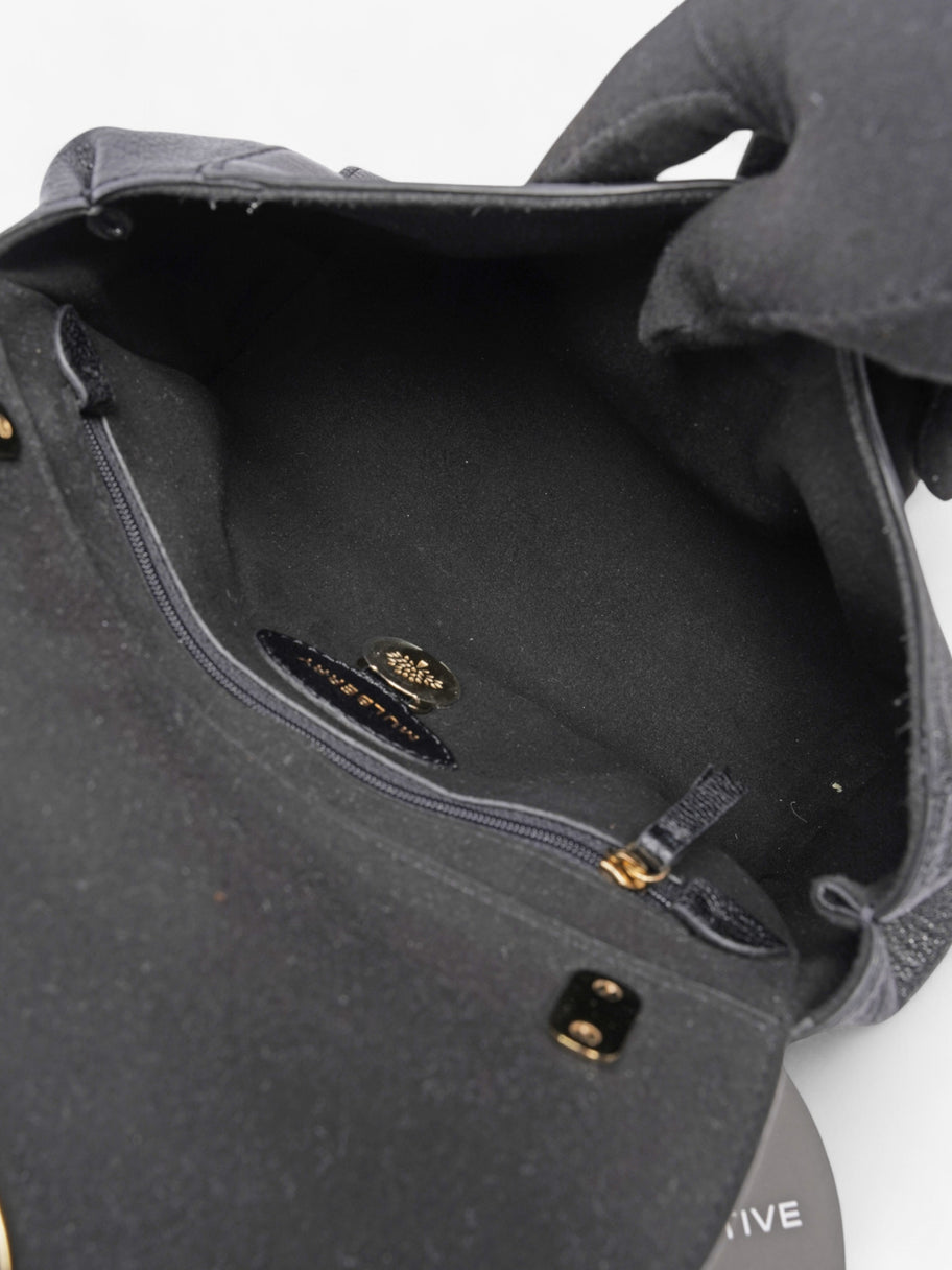 Mulberry Lily Black Goatskin Leather Image 9