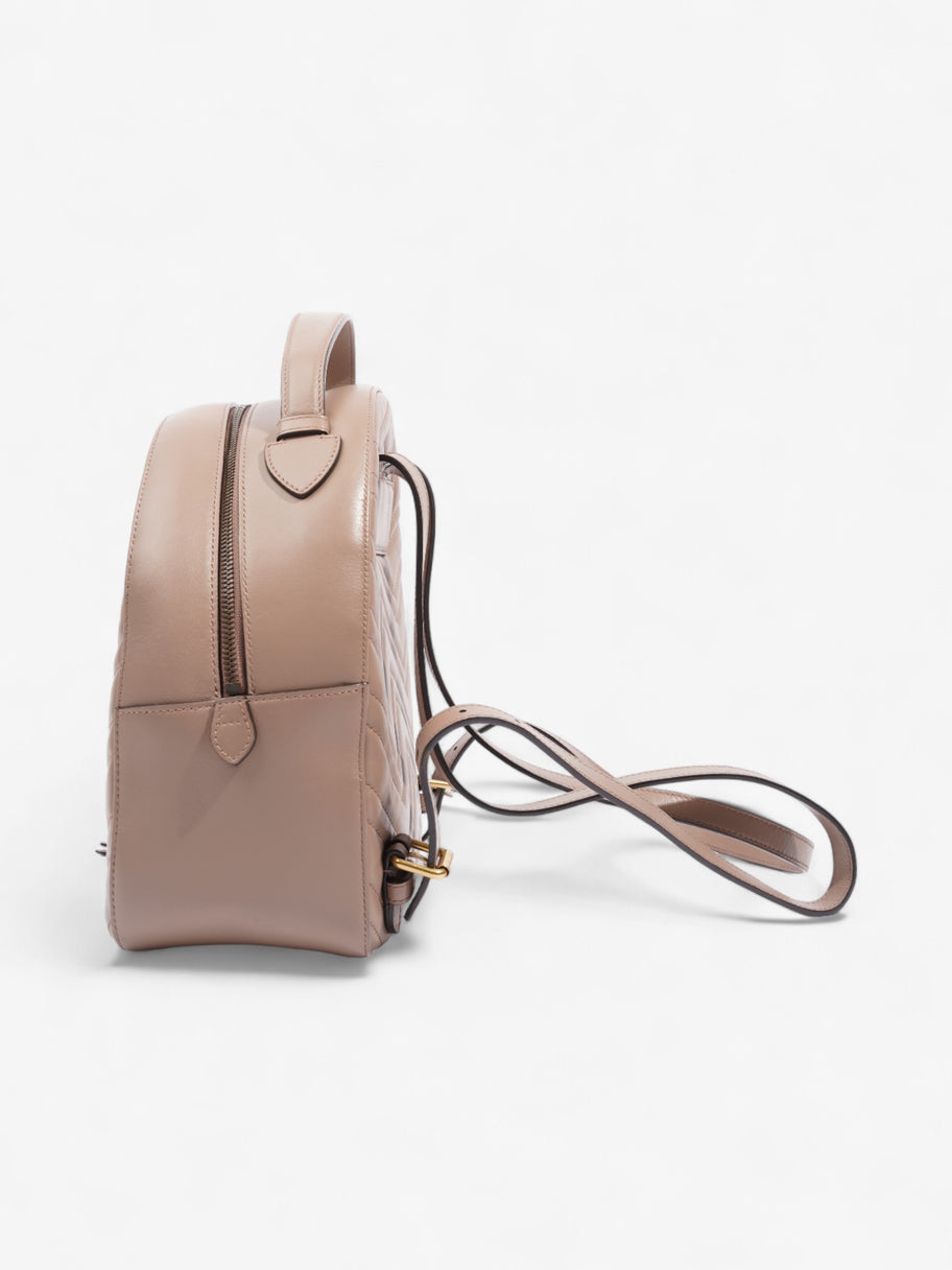 Gucci GG Marmont Backpack Dusty Pink Matelasse Leather Image 3