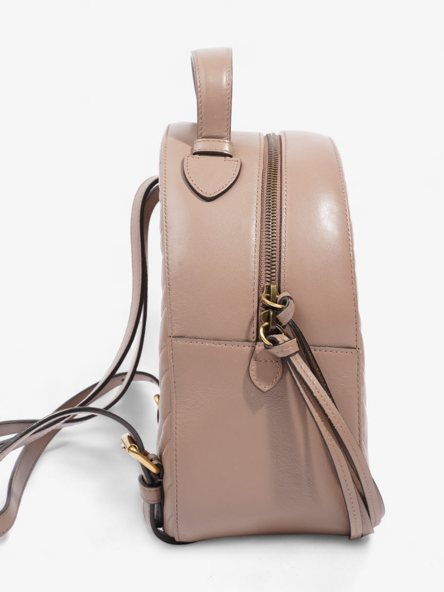 Gucci GG Marmont Backpack Dusty Pink Matelasse Leather Image 5
