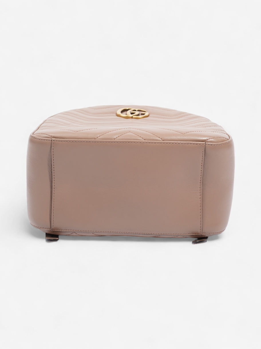 Gucci GG Marmont Backpack Dusty Pink Matelasse Leather Image 6