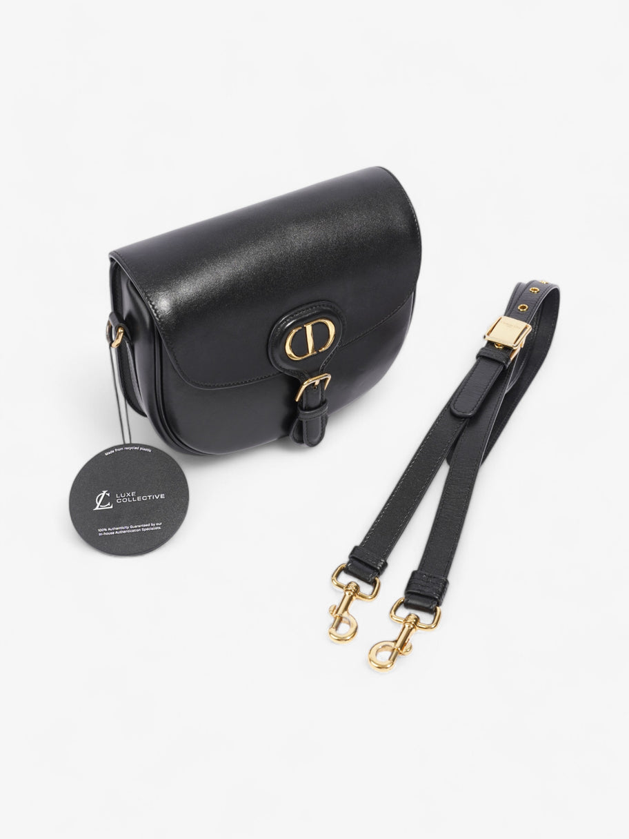 Christian Dior Bobby Flap Black Calfskin Leather Medium Image 11