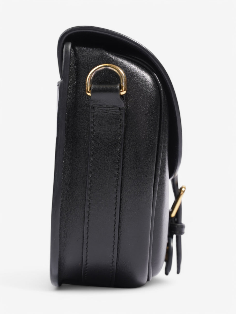 Christian Dior Bobby Flap Black Calfskin Leather Medium Image 5