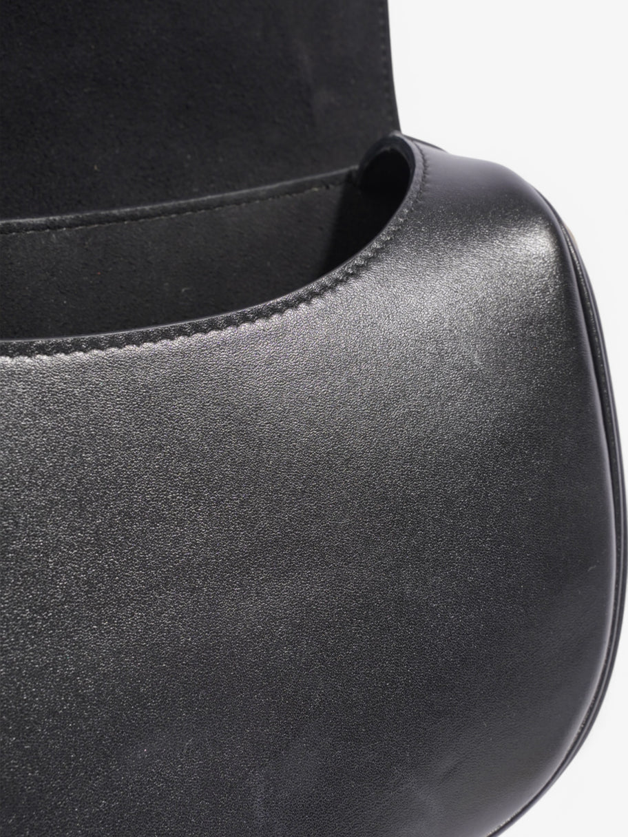 Christian Dior Bobby Flap Black Calfskin Leather Medium Image 4