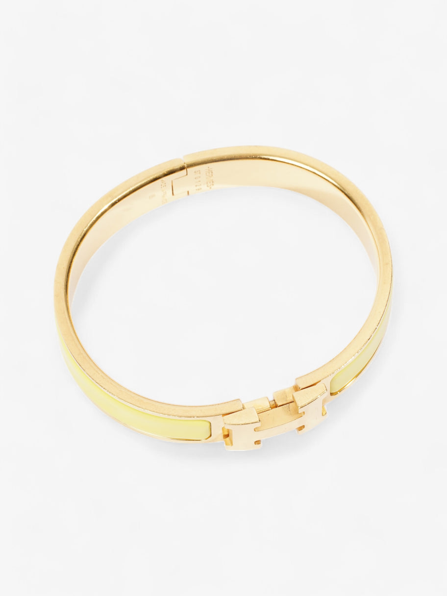 Hermes Clic H Jaune D'or / Gold Enamel PM Image 2
