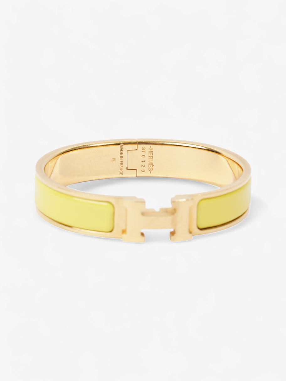 Hermes Clic H Jaune D'or / Gold Enamel PM Image 3