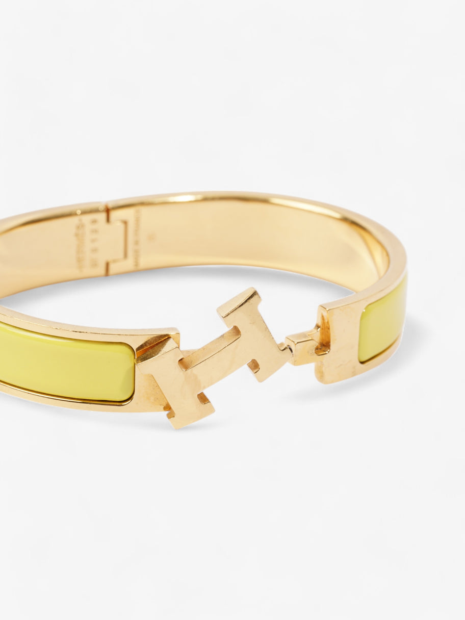 Hermes Clic H Jaune D'or / Gold Enamel PM Image 4