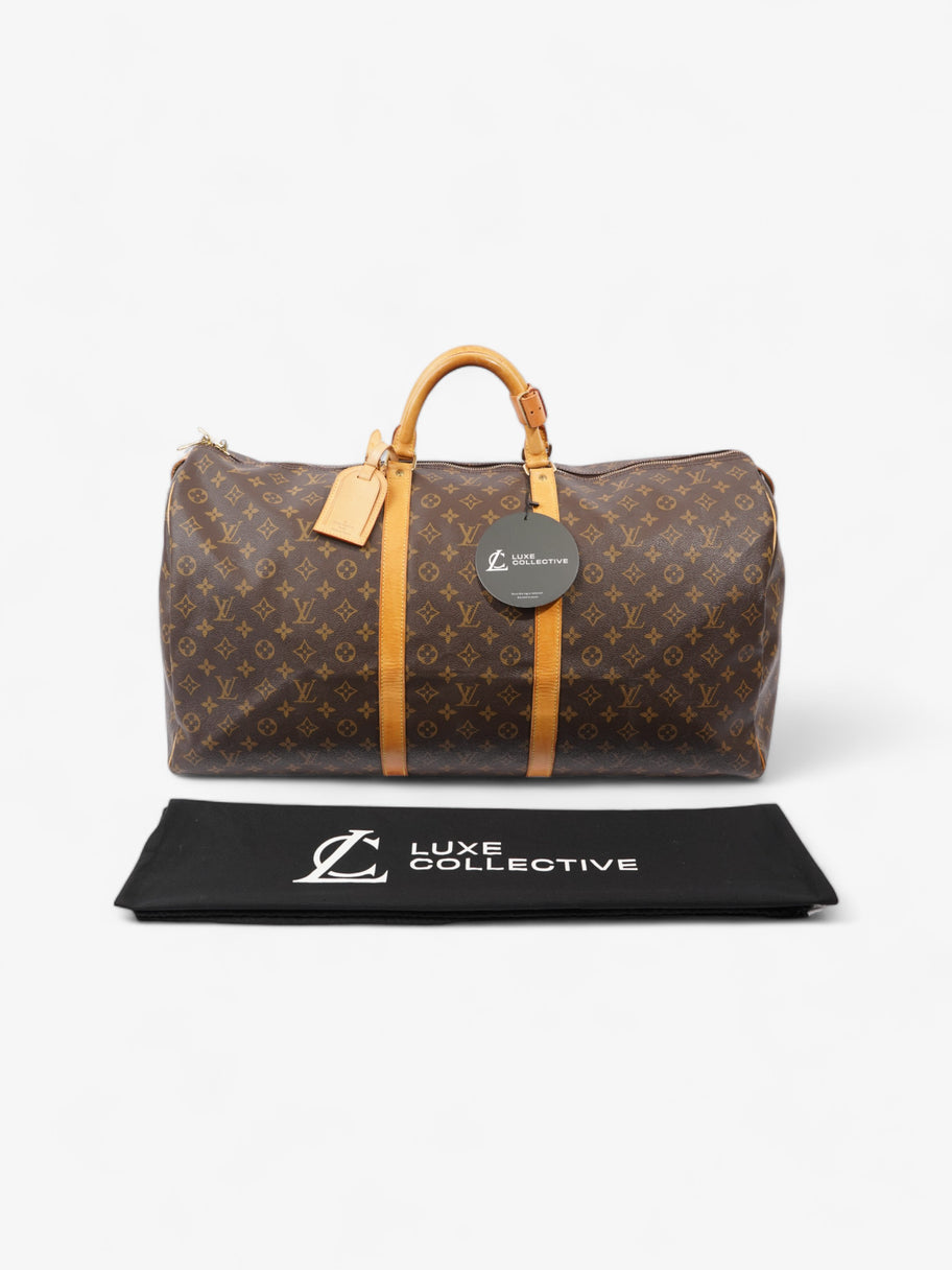 Louis Vuitton Keepall 60 Monogram Coated Canvas Image 12