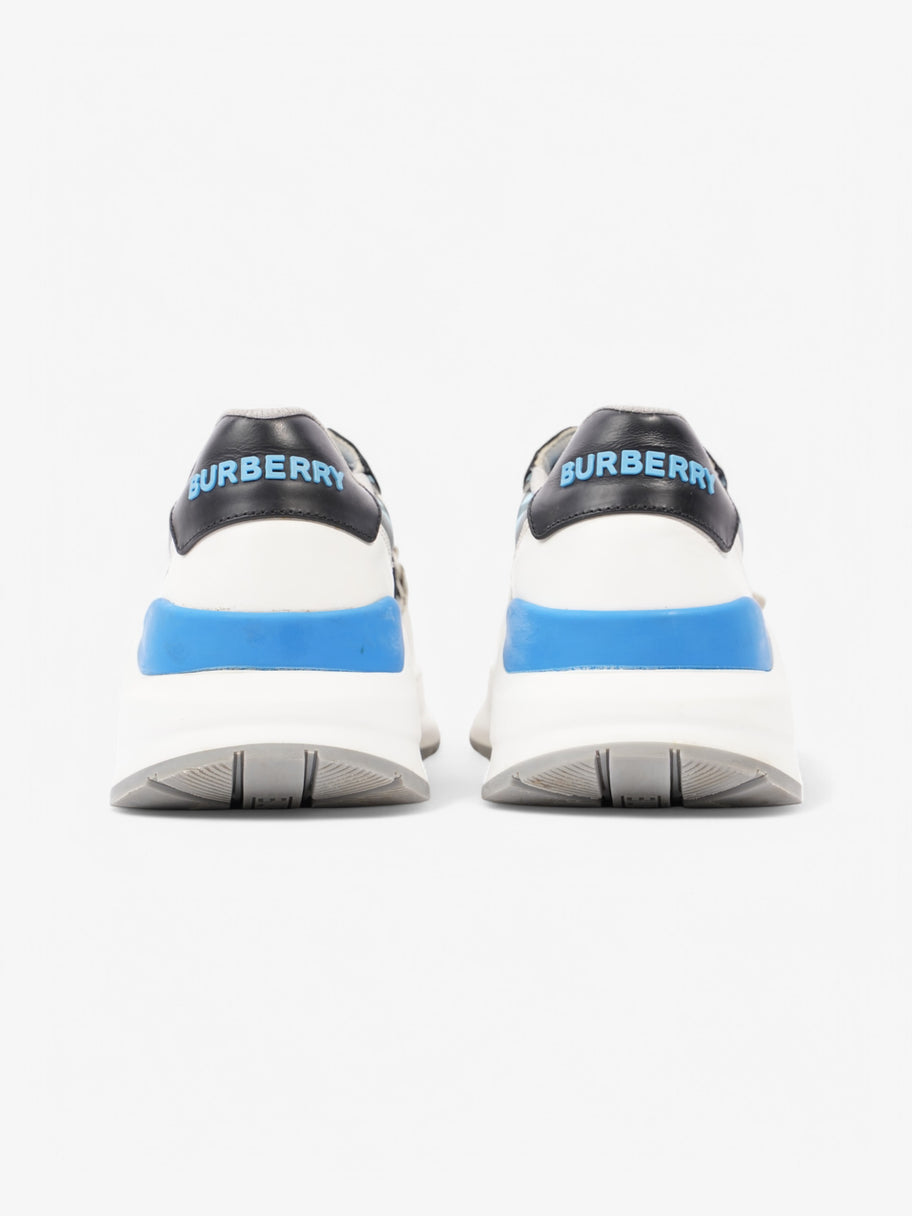 Burberry Ramsey Sneakers White  / Black / Blue Suede EU 37 UK 4 Image 5