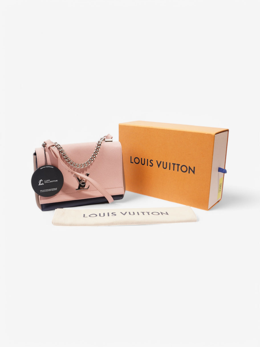 Louis Vuitton Lockme ll Pink / Navy Leather BB Image 10
