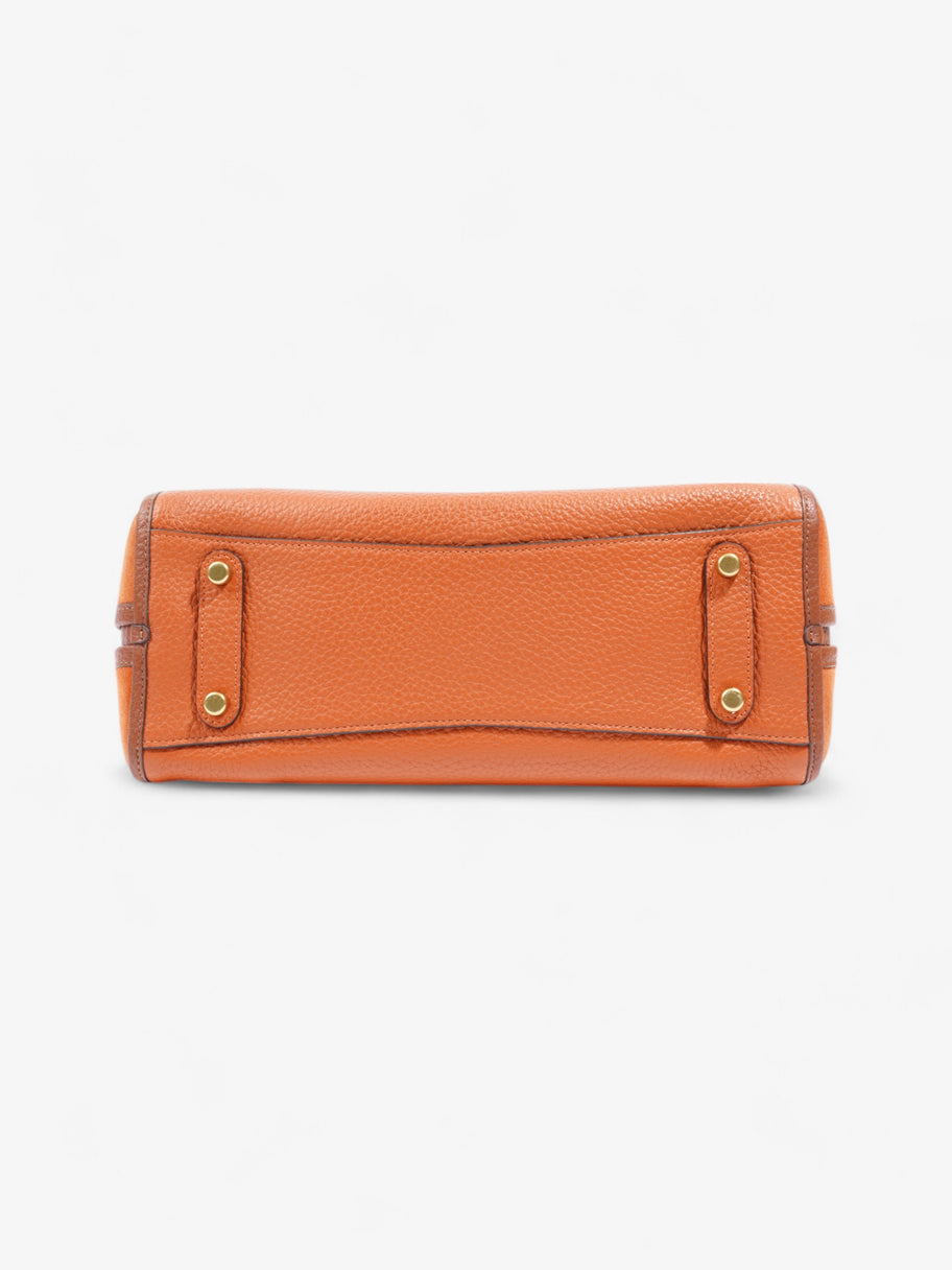 Coach Lori Orange / Brown Leather Image 6