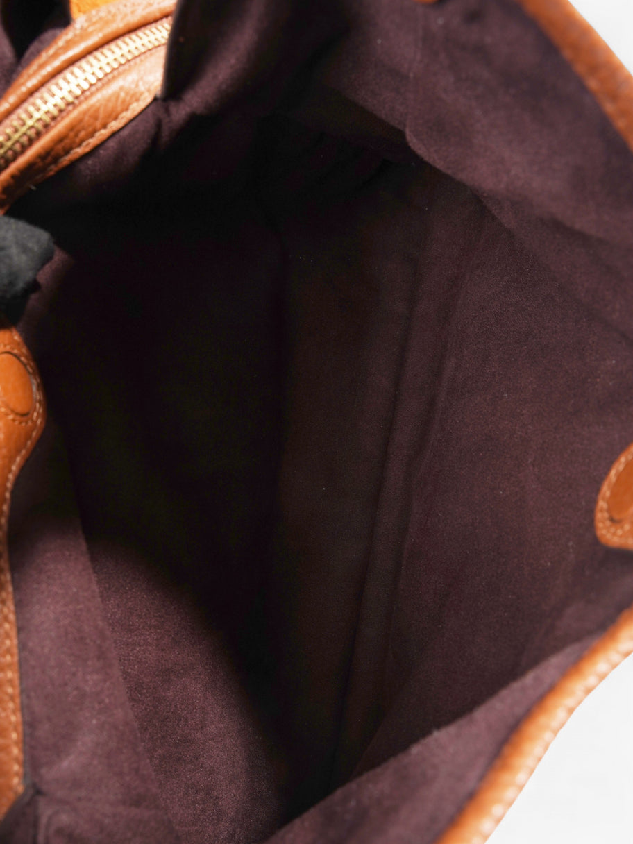 Coach Lori Orange / Brown Leather Image 8