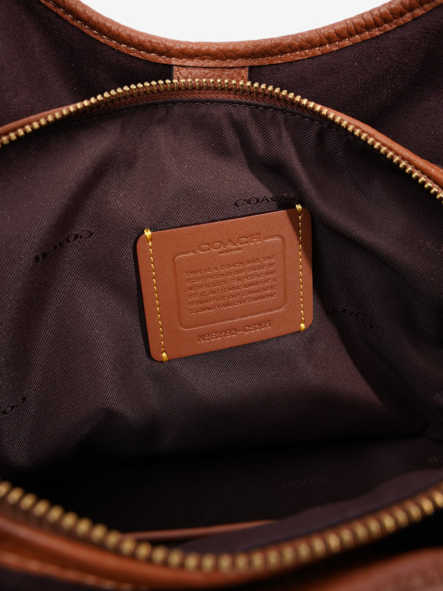 Coach Lori Orange / Brown Leather Image 9
