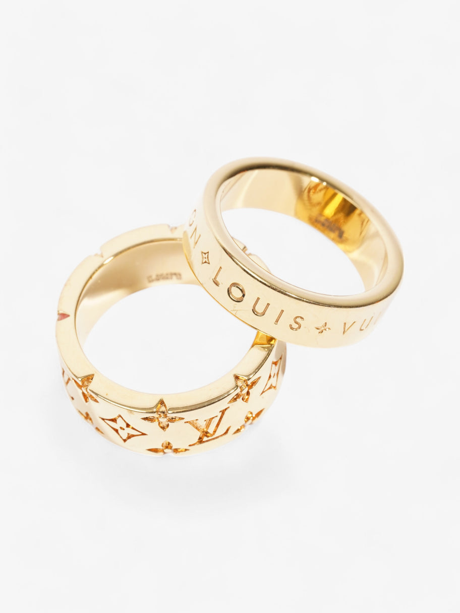 Louis Vuitton Mosaic Ring Set Gold Base Metal Medium (60mm) Image 2