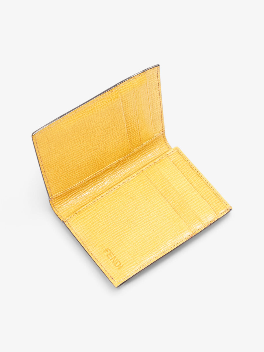 Fendi Card Holder Brown Coated Canvas Image 2