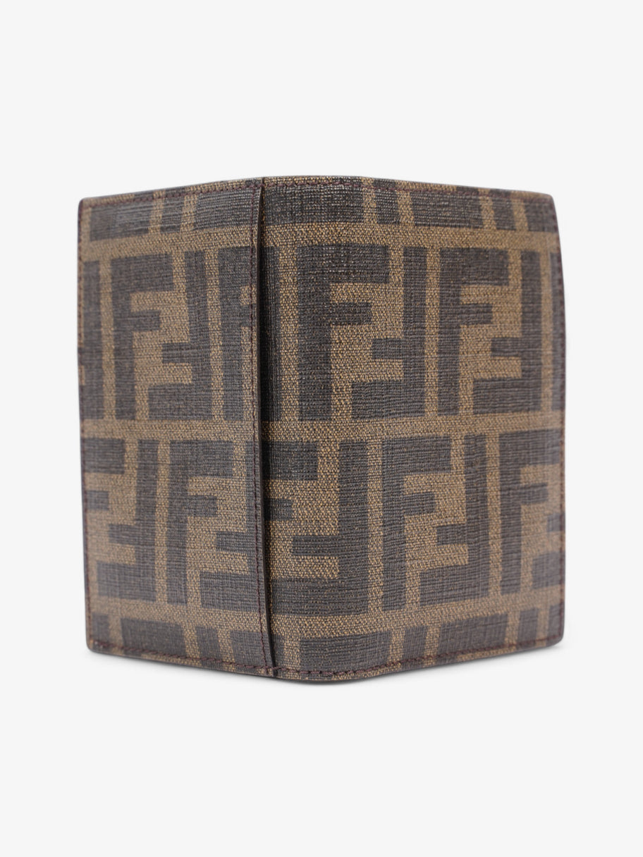 Fendi Card Holder Brown Coated Canvas Image 3