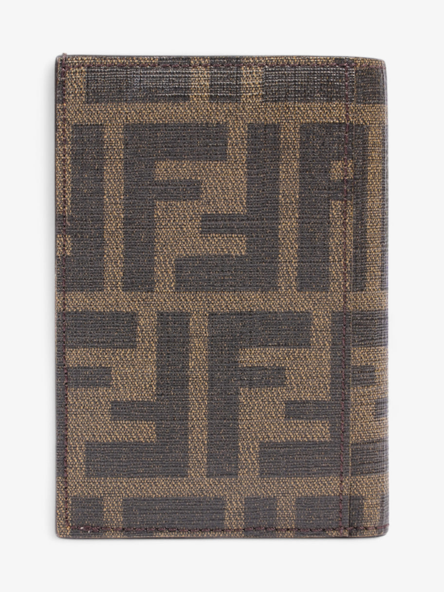 Fendi Card Holder Brown Coated Canvas Image 4