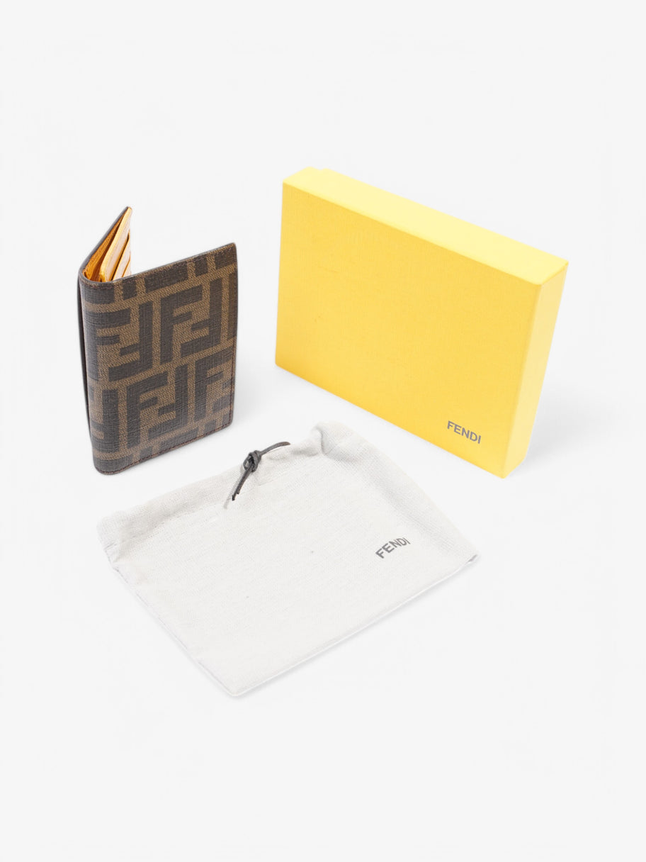 Fendi Card Holder Brown Coated Canvas Image 6