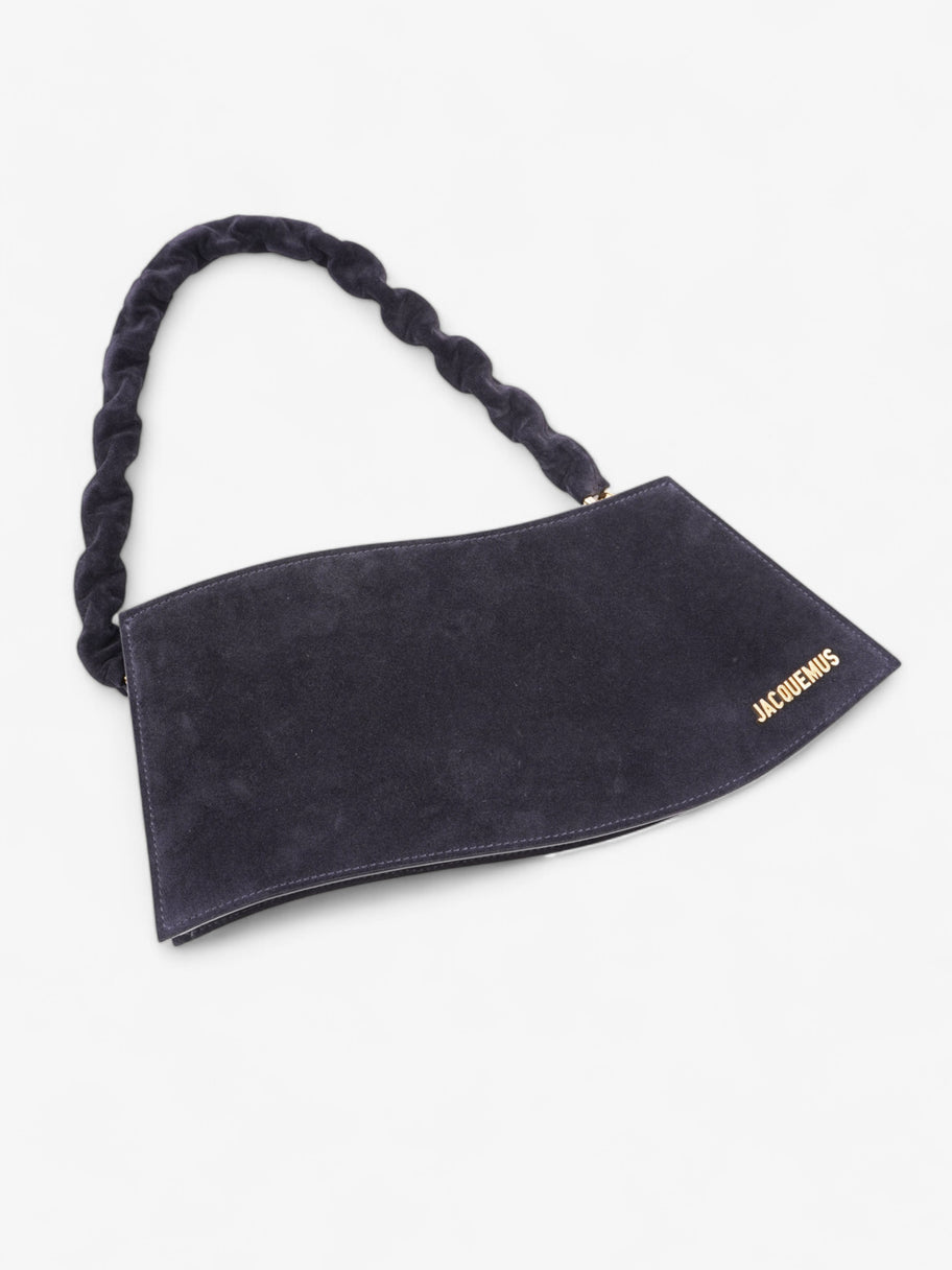 Jacquemus La Vague Navy Blue Suede Image 6