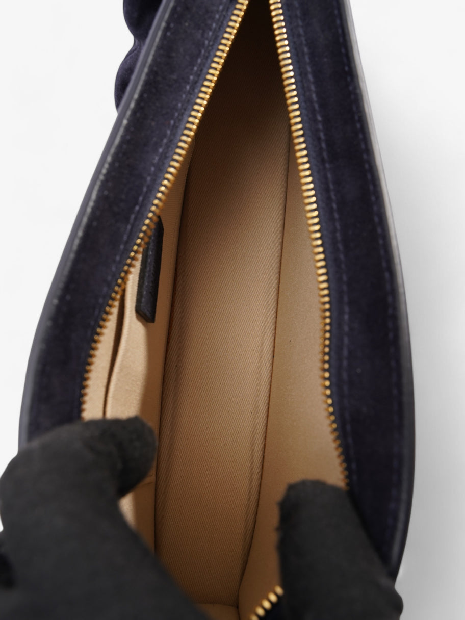 Jacquemus La Vague Navy Blue Suede Image 8