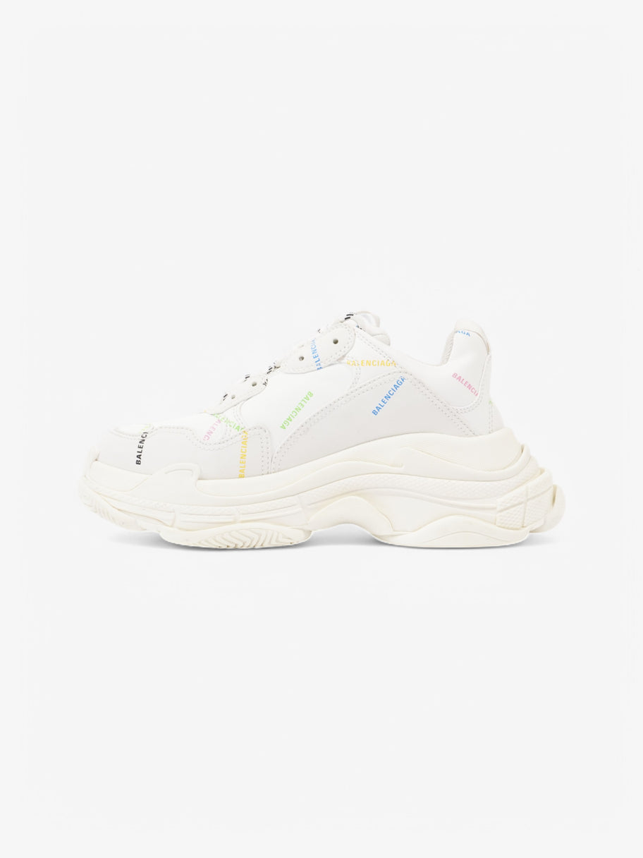 Balenciaga Triple S White / Multicolour Faux Leather EU 41 UK 7 Image 3