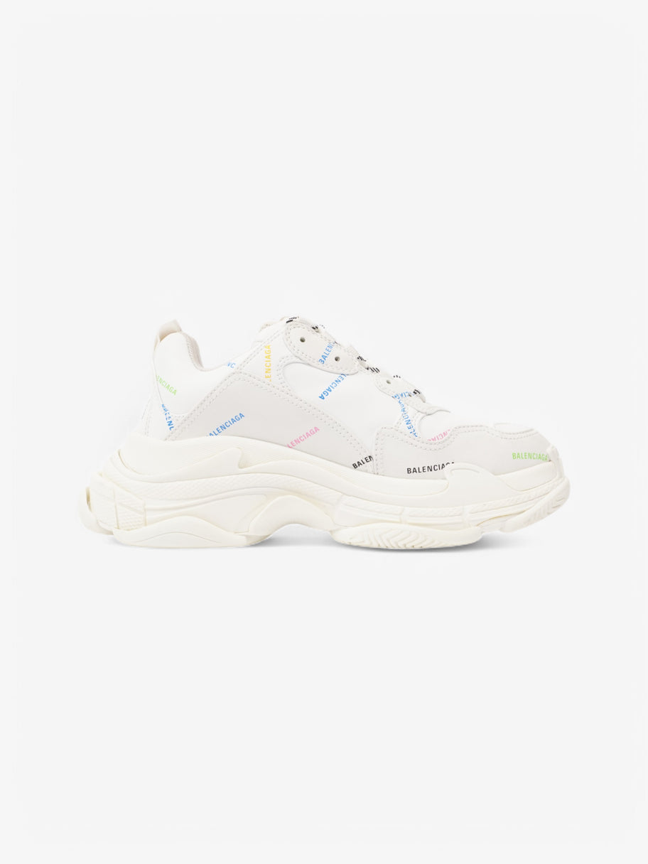 Balenciaga Triple S White / Multicolour Faux Leather EU 41 UK 7 Image 4