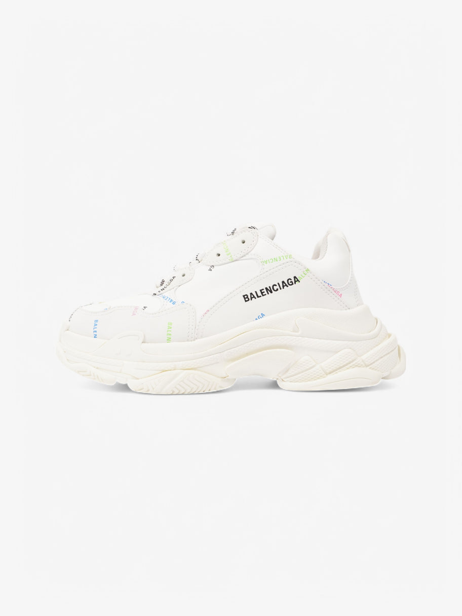 Balenciaga Triple S White / Multicolour Faux Leather EU 41 UK 7 Image 5