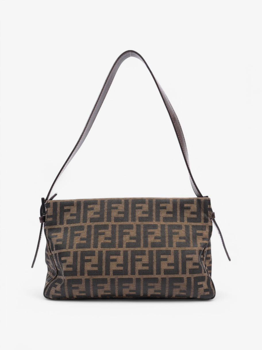 Fendi Shoulder Bag Brown Canvas Image 4