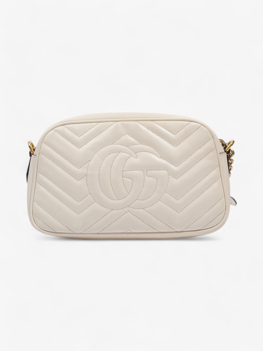 Gucci GG Marmont White Matelasse Leather Small Image 4