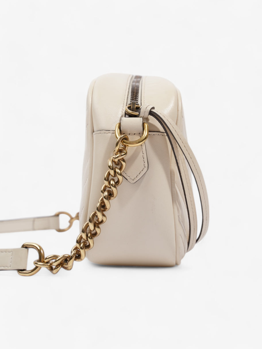 Gucci GG Marmont White Matelasse Leather Small Image 5