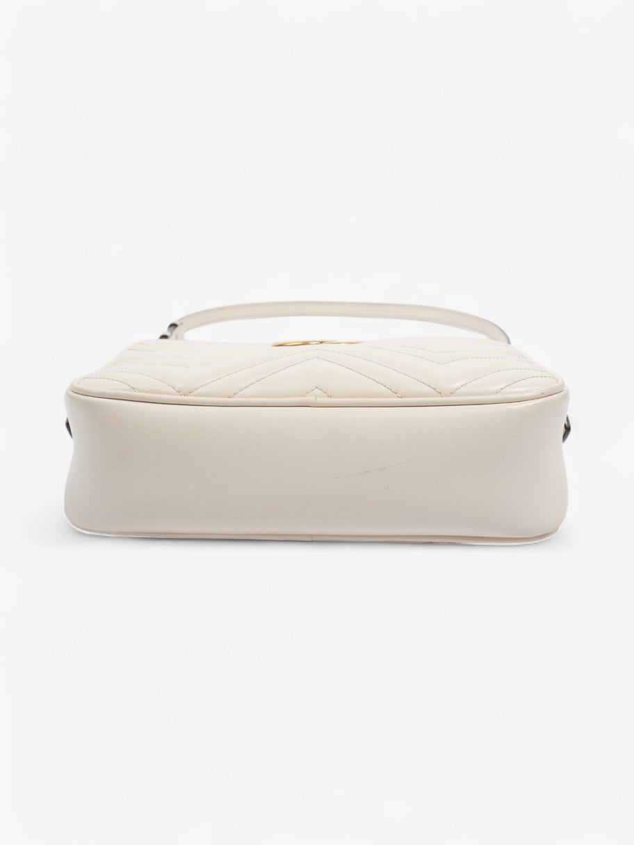 Gucci GG Marmont White Matelasse Leather Small Image 6