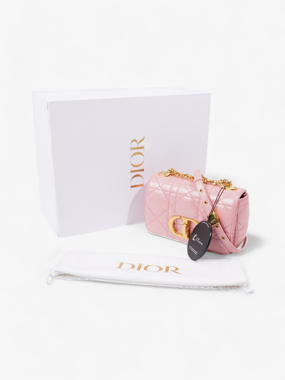 Christian Dior Caro Pink Lambskin Leather Small Image 10