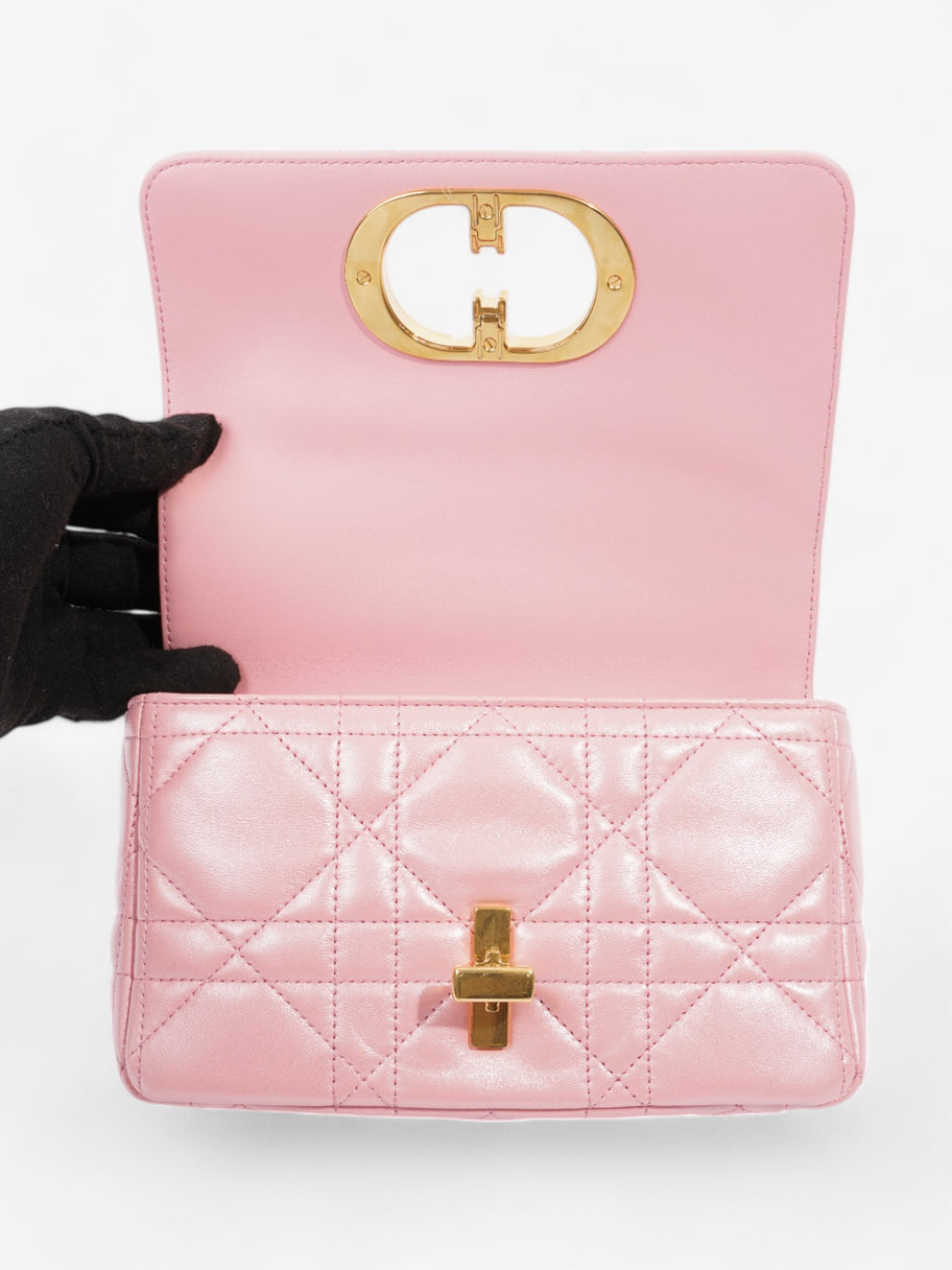 Christian Dior Caro Pink Lambskin Leather Small Image 8
