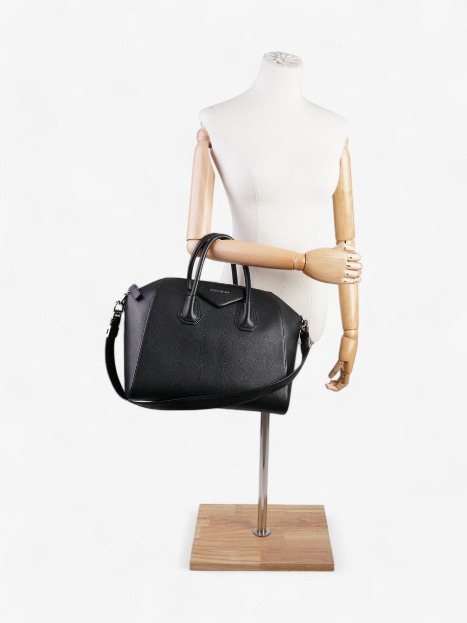 Givenchy Antigona Black Calfskin Leather Medium Image 2