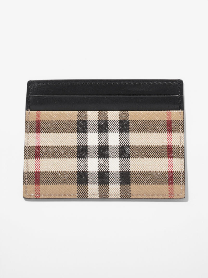  Burberry Card Holder Archive Beige Coated Canvas