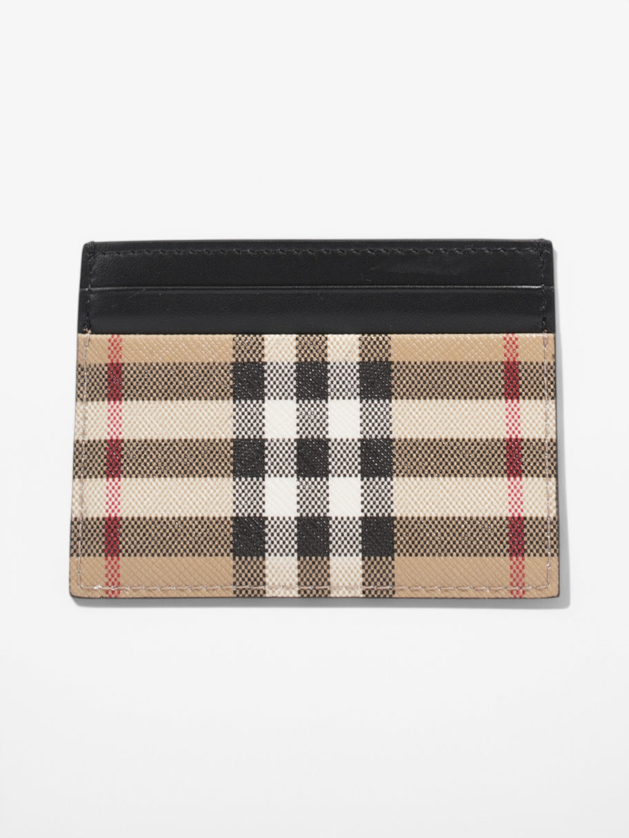 Burberry Card Holder Archive Beige Coated Canvas Image 1
