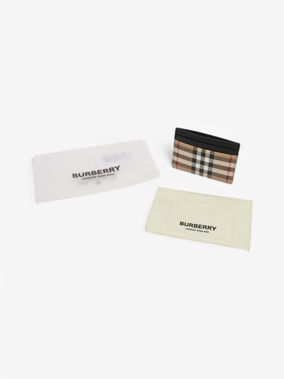 Burberry Card Holder Archive Beige Coated Canvas Image 5