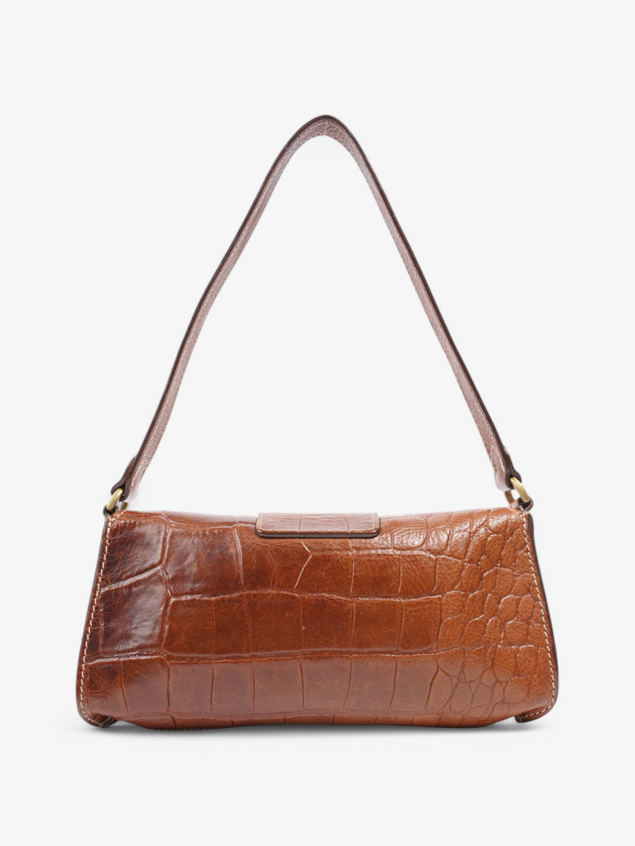 Mulberry Zinia Brown Embossed Leather Image 4