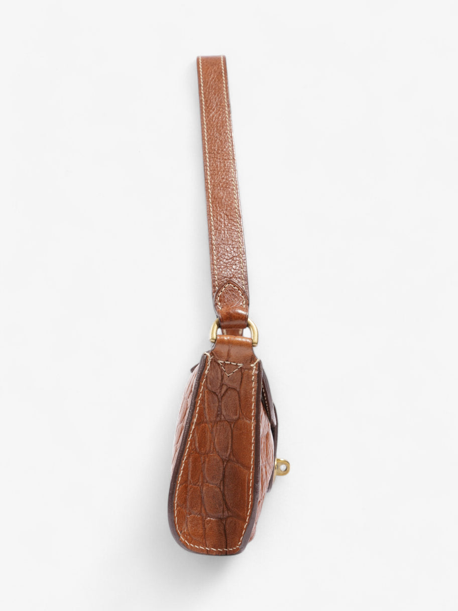 Mulberry Zinia Brown Embossed Leather Image 5