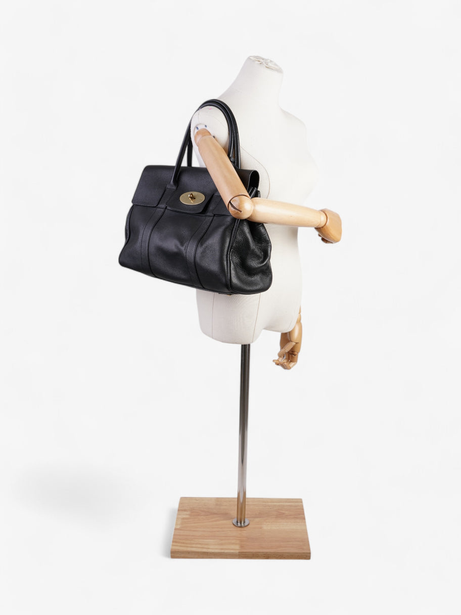 Mulberry Bayswater Black Grained Leather Image 2