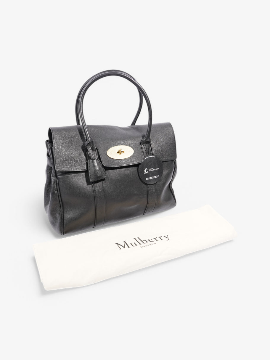 Mulberry Bayswater Black Grained Leather Image 9