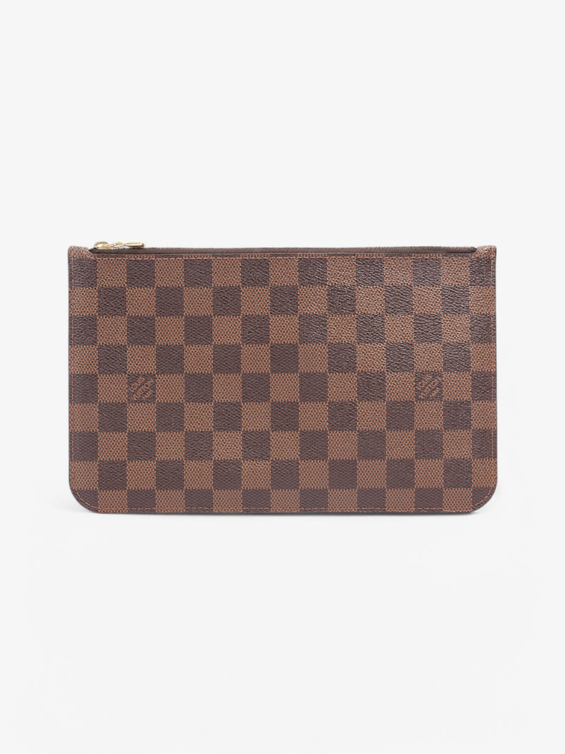  Louis Vuitton Neverful Pochette Damier Ebene Coated Canvas