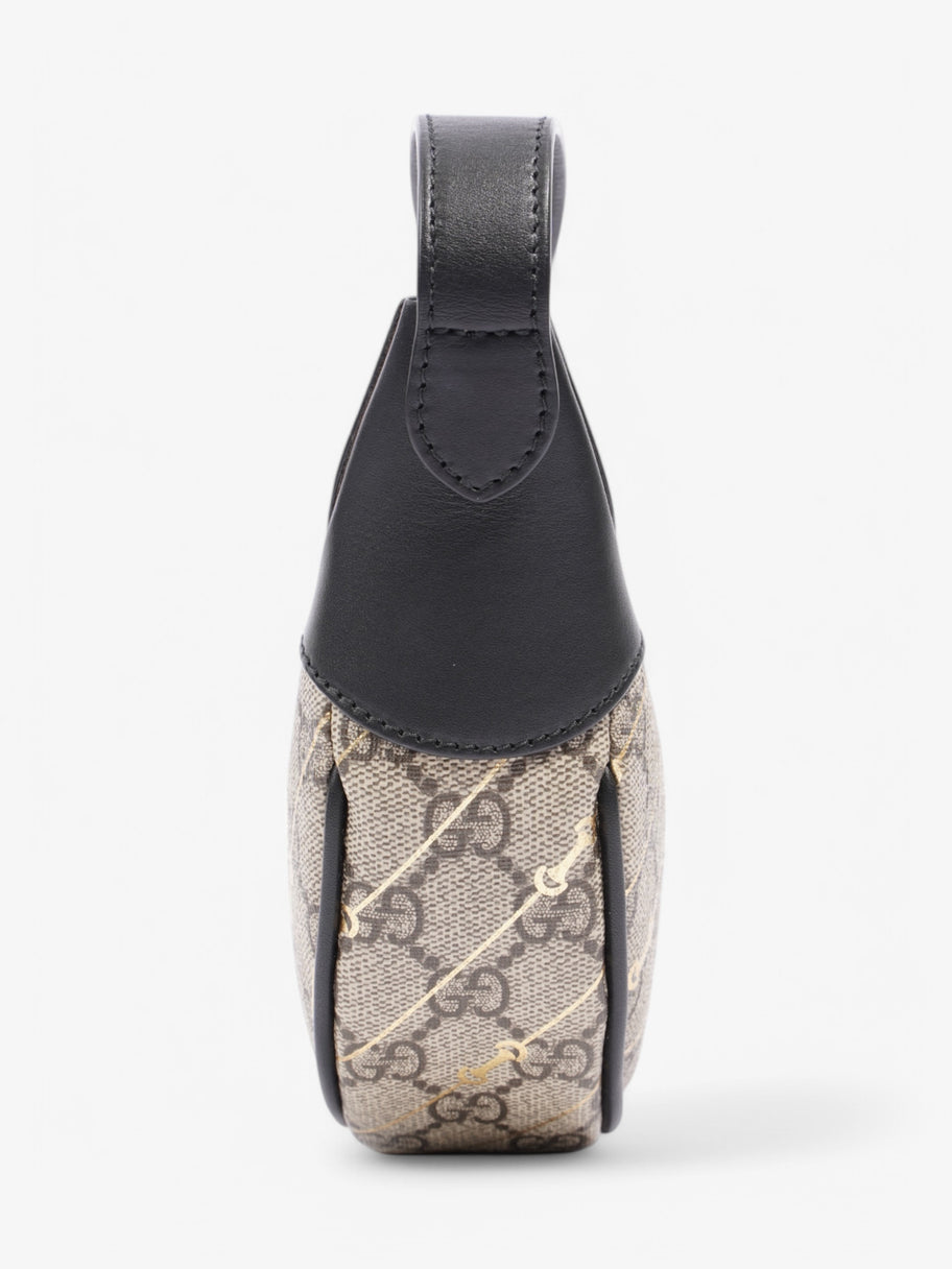 Gucci Ophidia GG Supreme / Gold / Black Coated Canvas Mini Image 3