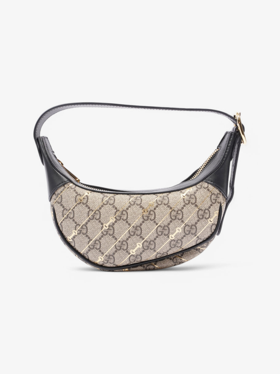 Gucci Ophidia GG Supreme / Gold / Black Coated Canvas Mini Image 4